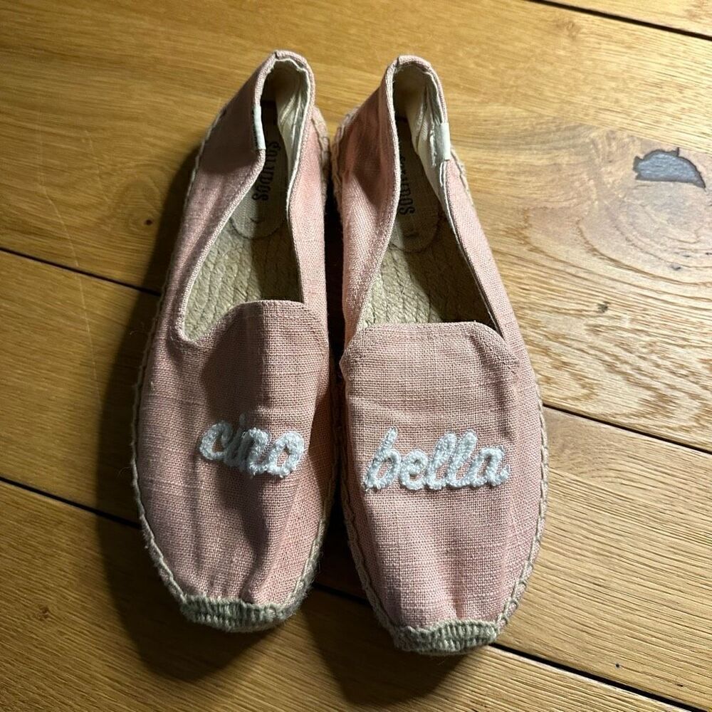Soludos ciao bella espadrilles slip on pink